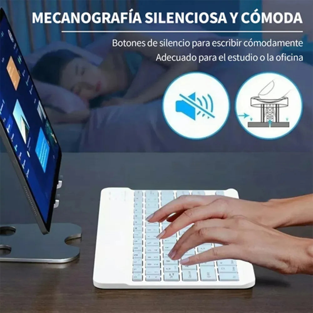 Kit De Teclado Y Mouse Inalámbricos Para Pc iPad
