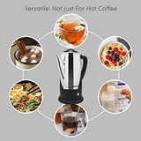 Cafetera Percoladora Eléctrica Elite Gourmet EC812 Acero Inoxidable 12 Tazas (120V)