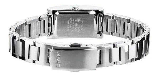 Reloj Casio De Dama Modelo Ltp-1237 Plateado