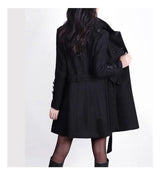 Chaqueta Abrigo con Botones y Cinturón para Mujer | Estilo Trench Casual