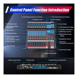 Mezclador Profesional De 8 Canales, Consola De Sonido