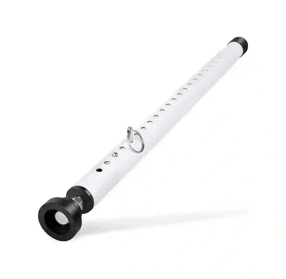 Barra de Seguridad Ajustable para Puertas Corredizas 17–50 Pulgadas – Blanca