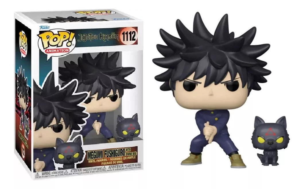 Funko Pop Jujutsu Kaisen Megumi Fushiguro Dog - 1112