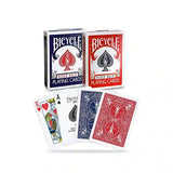 Juego de Cartas Bicycle Rider Back Doble Mazo | Rojo y Azul | Naipes Originales Poker Standard