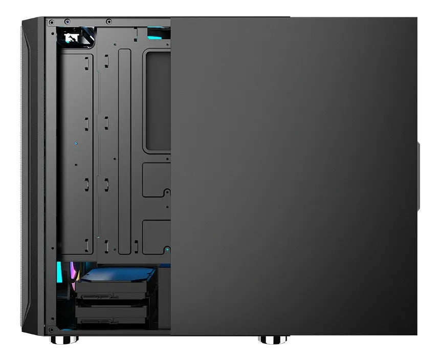 Gabinete Kronos Ice Drilling, Atx, Vidrio, 4 Coolers Rgb