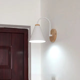 Set 2 Lámparas de pared de color sólido para dormitorio matrimonial