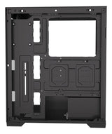 Gabinete Kronos Crystal Black RGB ATX, Panel Vidrio, USB 3.0