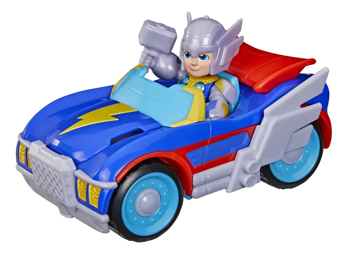 Figura de Acción Marvel Thor con Vehículo de Juguete – Avengers