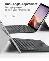 Teclado Inateck Bluetooth para Microsoft Surface Pro 7/7+/6/5/4 | Retroiluminado RGB | Touchpad | Open Box
