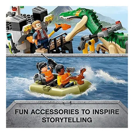 Lego® Jurassic World: Baryonyx Dinosaur Boat Escape #76942
