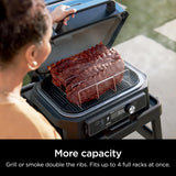 Parrilla para Costillas Ninja Woodfire XSKRACKXL | Compatible con Series OG800 y OG900 | Acero Inoxidable