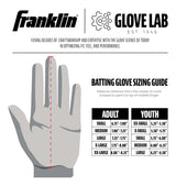Guantes de bateo Franklin Sports MLB 2nd Skinz Baseball
