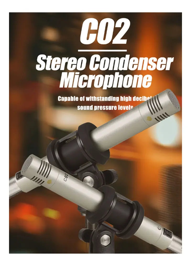 Micrófono Condensador Samson C02 | Pencil Condenser | Open Box |