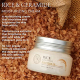 Crema hidratante de ceramidas de arroz 50 ml