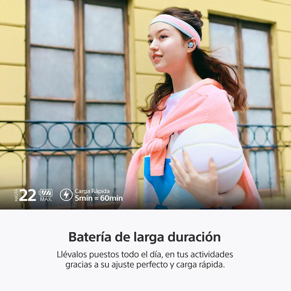 Audífonos Inalámbricos Bluetooth Wf-c510 Azul Sony