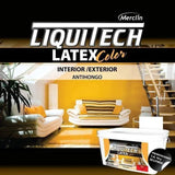 Latex Al Agua Color Interiorexterior Antihongos Liquitech 1l Acabado Mate Color Rojo berrmellon