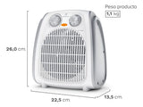Termoventilador Mademsa 1800w 2 Velocidades Termostato Tv300