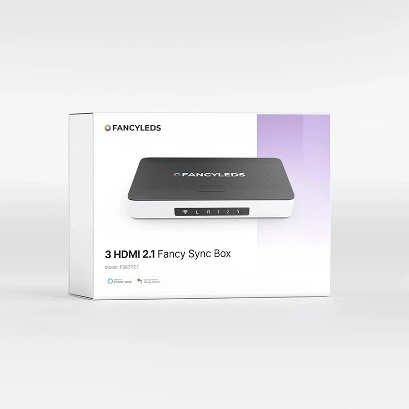 Fancy LEDs Sync Box RGBW HDMI 2.1 – Iluminación Ambiental para TV 4K/120Hz y 8K/60Hz