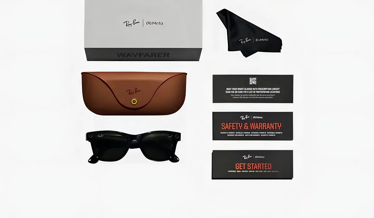 Lentes Ray-Ban Meta Wayfarer RW4006 Shineblack