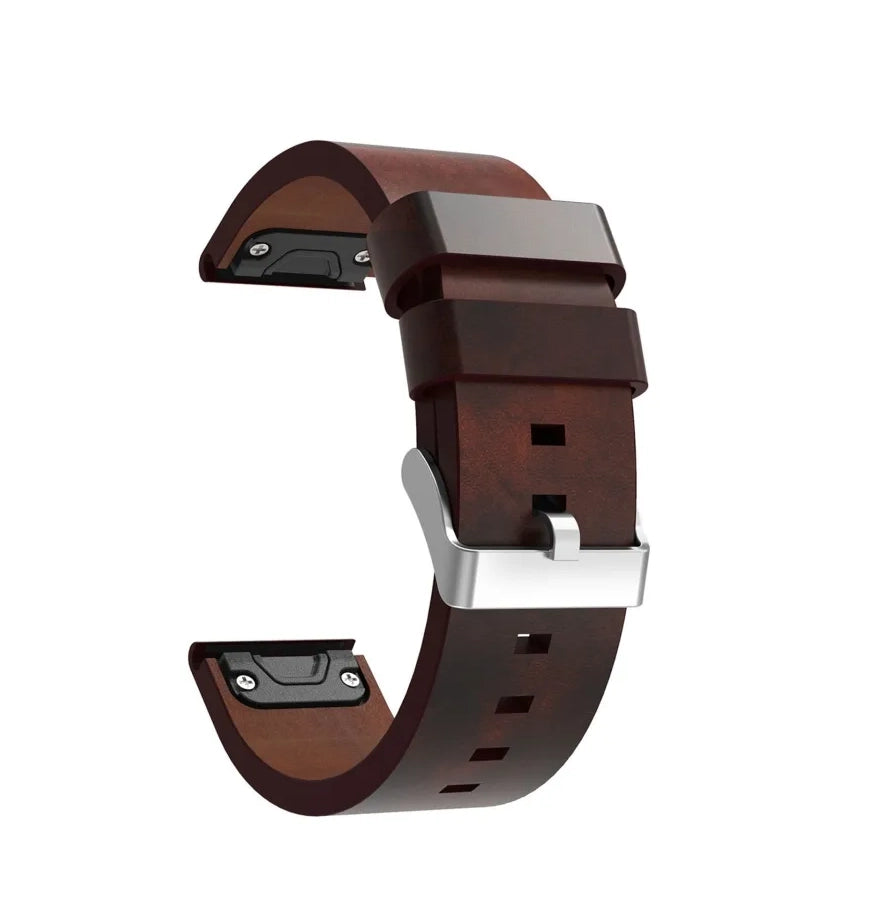 Correa de Cuero para Garmin Fenix 6x Sapphire