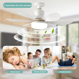Lampara Ventilador De Techo Led 40w Con Control Remoto