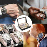 Caja Organizador Relojes Set Relojeria Estuche Para Relojes