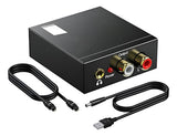 Convertidor Audio Digital Óptico Coaxial A Analógico Rca 3.5