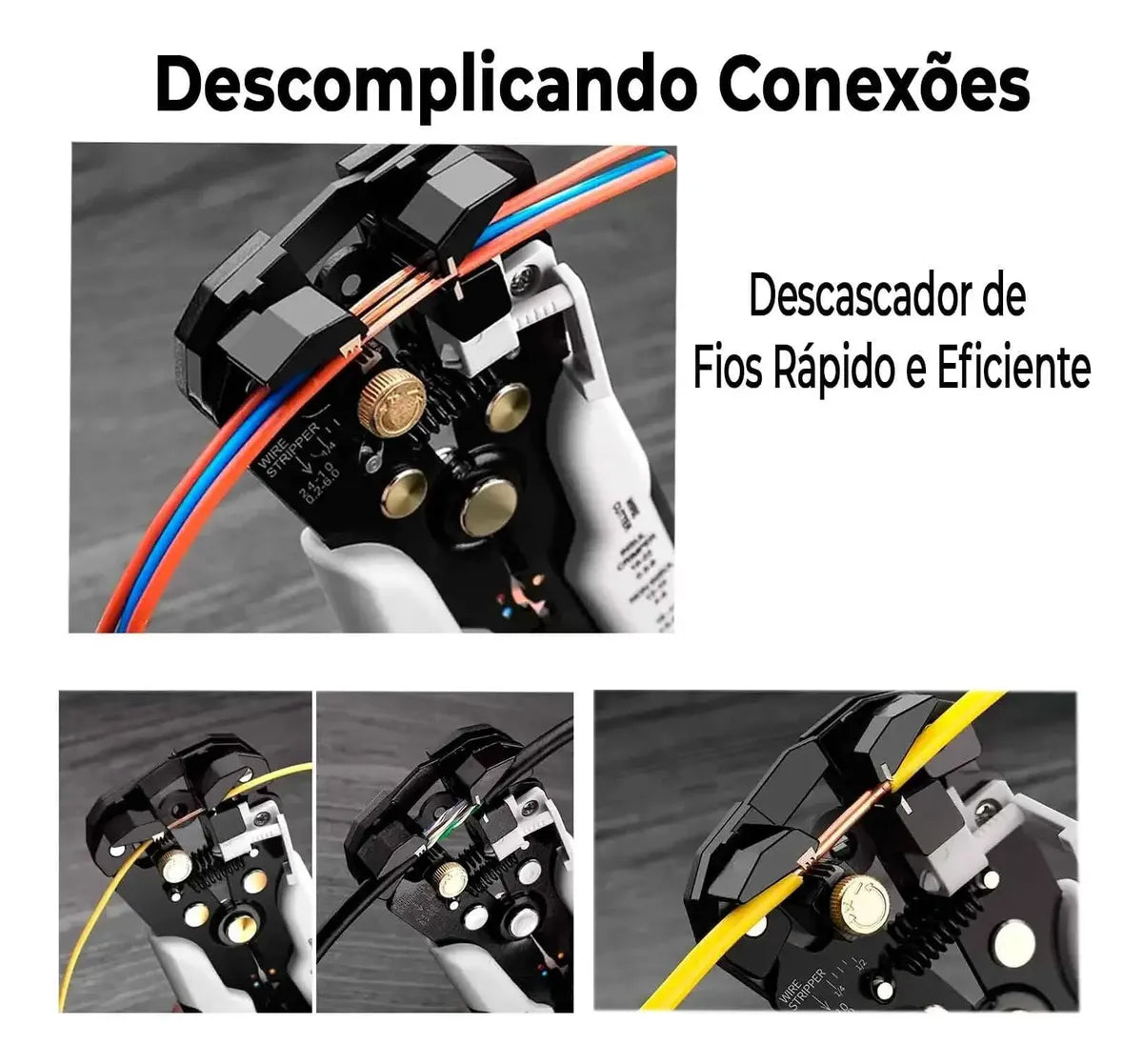 Alicate Pelacables Automático Multifunción – Cortacables y Crimpeadora
