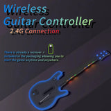 Lyvix Guitarra Inalámbrica Guitar Hero para PS4 PS3 y PC