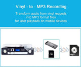 Reproductor de Discos DIGITNOW Bluetooth con Altavoces – Tocadiscos Multifunción
