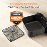 COSORI TurboBlaze CAF-DC601 Freidora de Aire 6 QT 9 en 1 120V