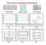Zapatera Organizador De Zapatos Rack 3 Niveles Para 6 Pares