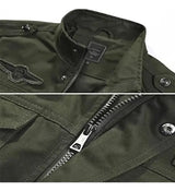 Chaqueta Militar Hombre Estilo Aviador de Algodón | Casual Outdoor |