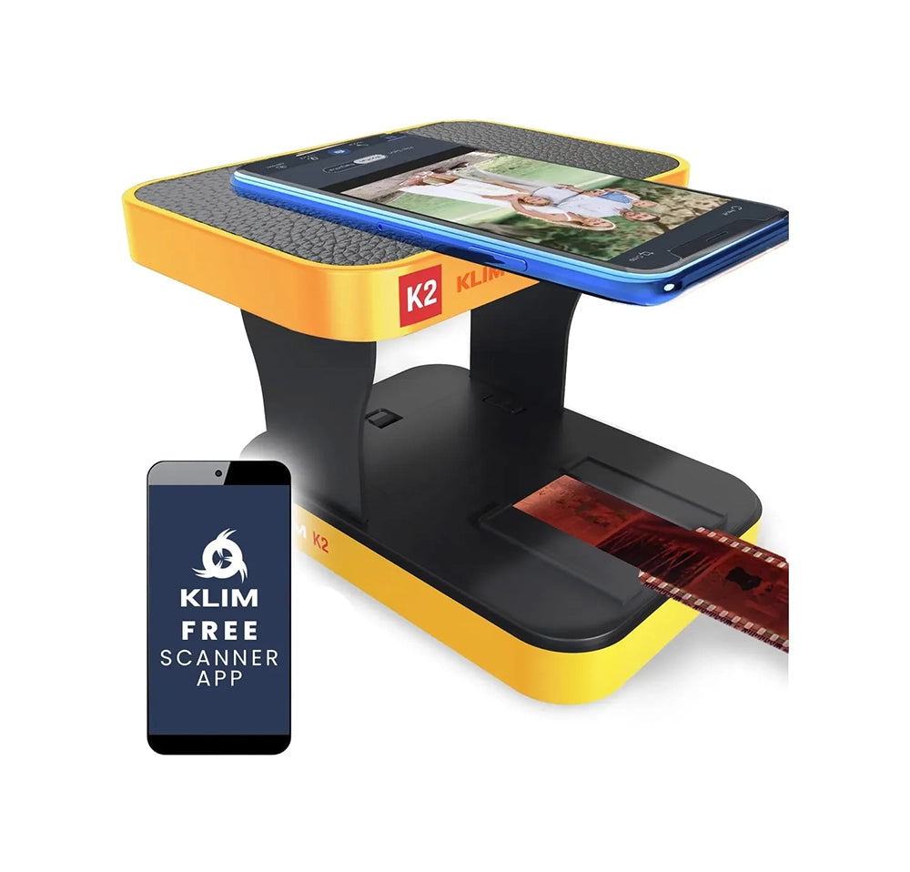 Escáner de Películas KLIM K2 Mobile 35mm | Digitaliza Negativos y Diapositivas con tu Smartphone
