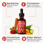 Glucora Berberina Líquida en Gotas 60 ml – Vegana y Sin OGM