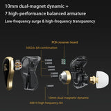 Auriculares In-Ear KZ Acoustics ZAS Híbridos de 16 Drivers con Cable Desmontable