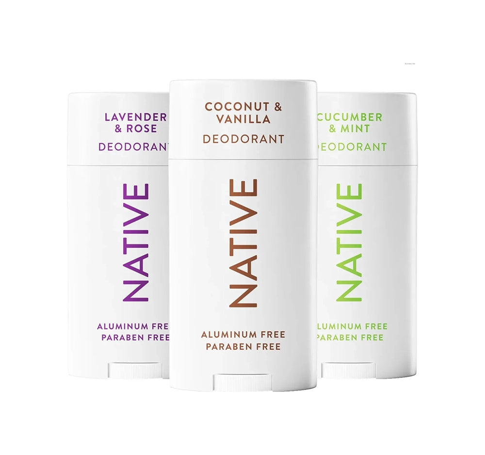 Pack 3 Desodorantes Native Classic Scents – Control de Olor 72 Horas
