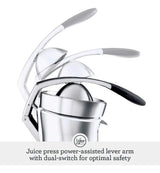 Exprimidor de Cítricos Breville 800CPXL Citrus Press Pro – Acero Inoxidable  – 120 V