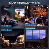 MINI Proyector Fudoni De 14000l, 1080p, Wifi, Con Android