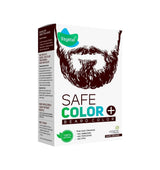 Tinte de Pelo y Barba Vegetal Marrón Oscuro 25g | Cobertura Natural de Canas para Hombre