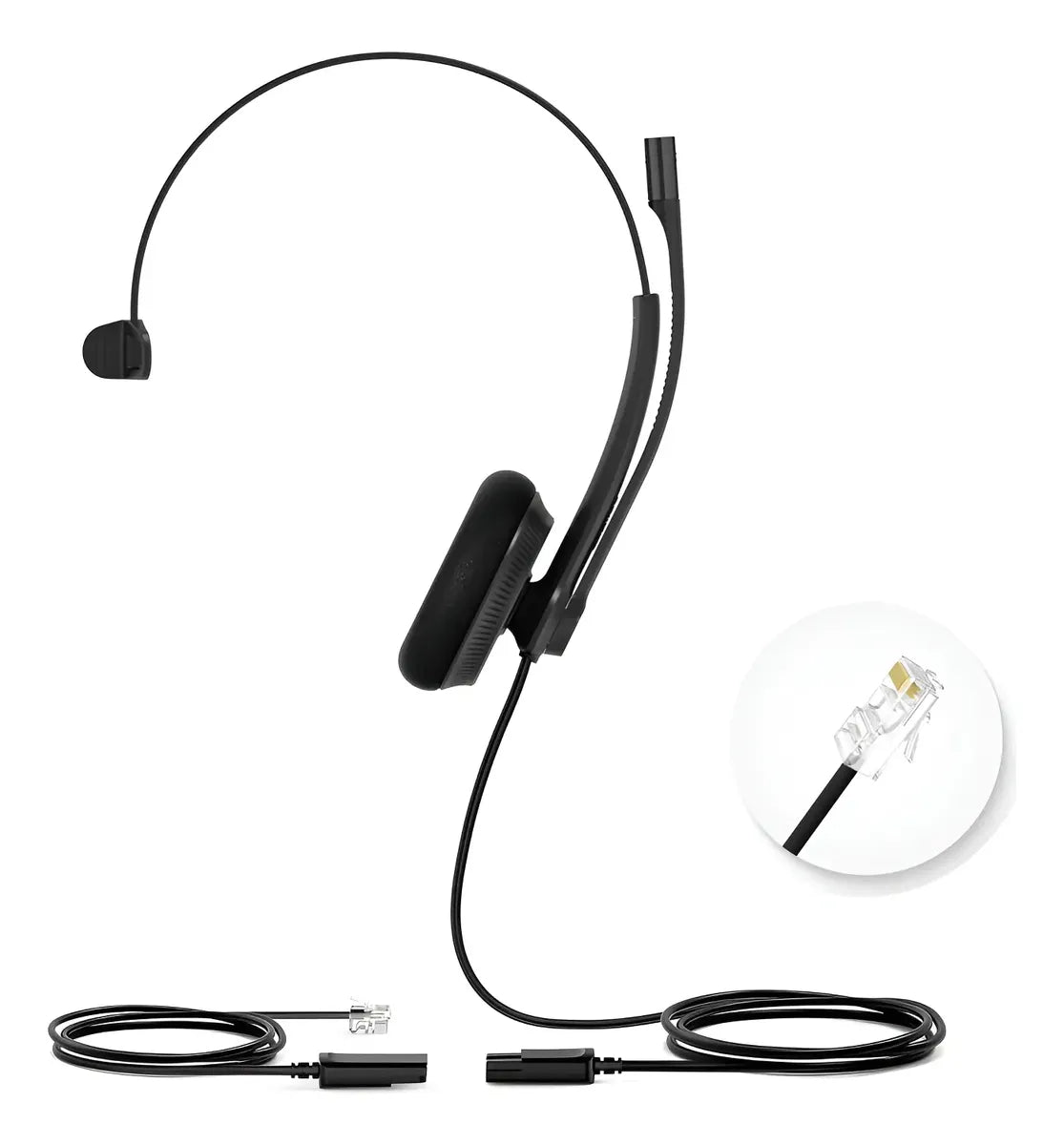 Audífonos Yealink YHS34 Lite Mono con Micrófono RJ9