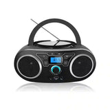 Reproductor Portátil Wiithink Bluetooth / Radio FM / CD / USB – Negro