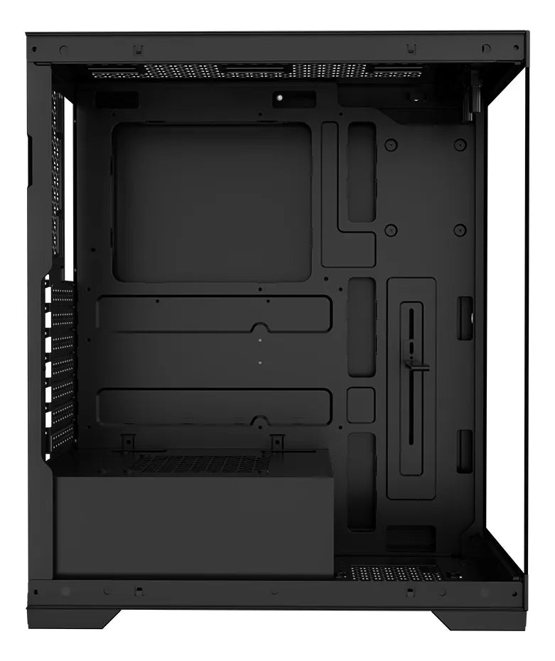 Gabinete Kronos Crystal Black RGB ATX, Panel Vidrio, USB 3.0
