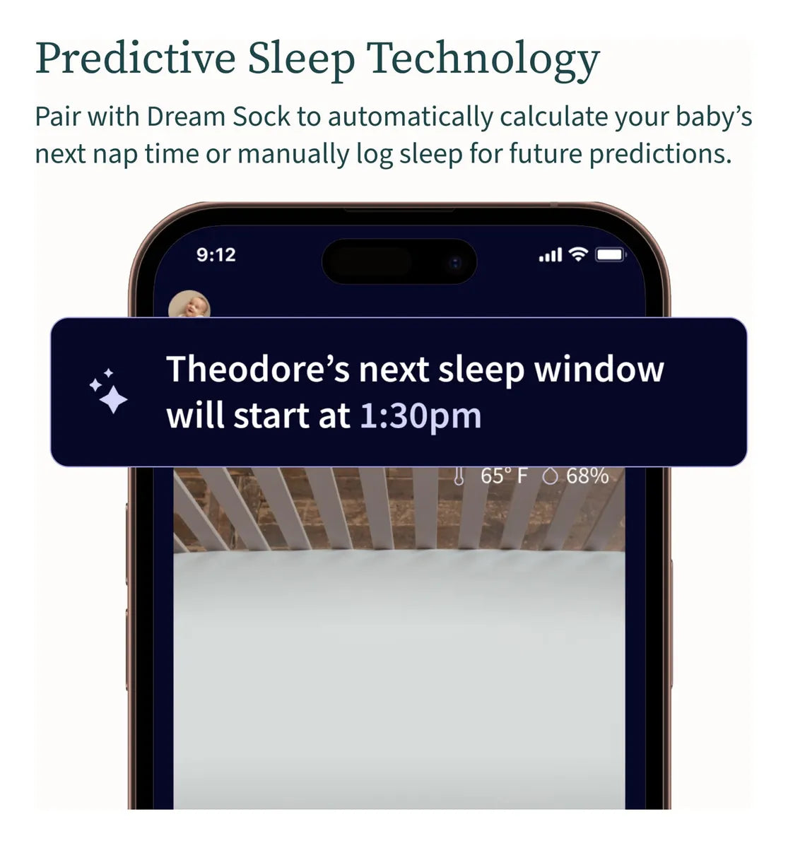 Smart Baby Monitor Camera Owlet Cam 2 W/ Hd Video & Audio