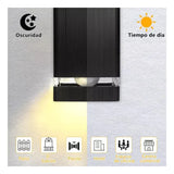 Aplique De Pared Luz Calida Decoracion Hogar Exterior Negro