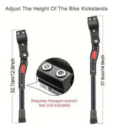 Pata De Apoyo Para Bicicleta Ajustable Soporte Aluminio