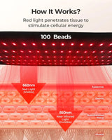Cinturón de Terapia de Luz Roja XASLA 660nm + 850nm 5000mAh