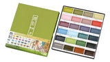 Kuretake Gansai Tambi Set de 24 Acuarelas – Colores Vibrantes