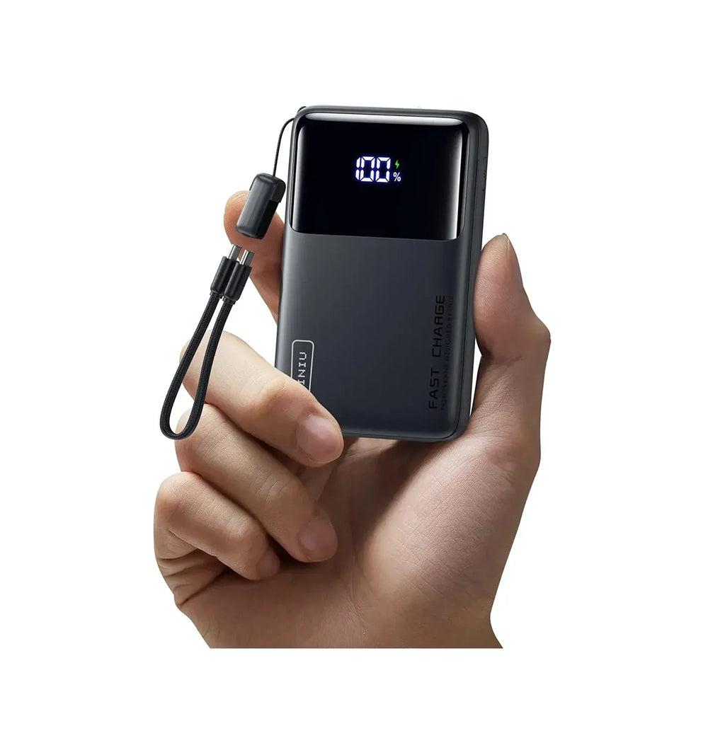 Iniu Power Bank 10000mah 45w Pd Carga Rápida Usb-C