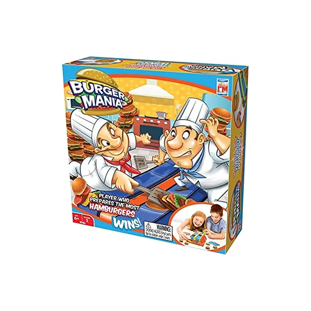 Juego de Mesa Fotorama Burger Mania Build-A-Burger | Juego Interactivo Familiar